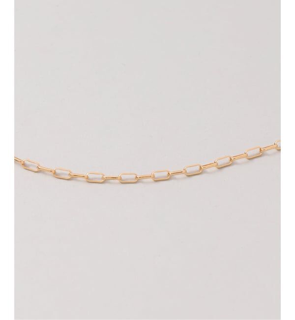 VERMEIL par iena「《予約》CHIBI JEWELS チビジュエルズ Long Long Chain Mini Rectangle chain」|ネックレス|