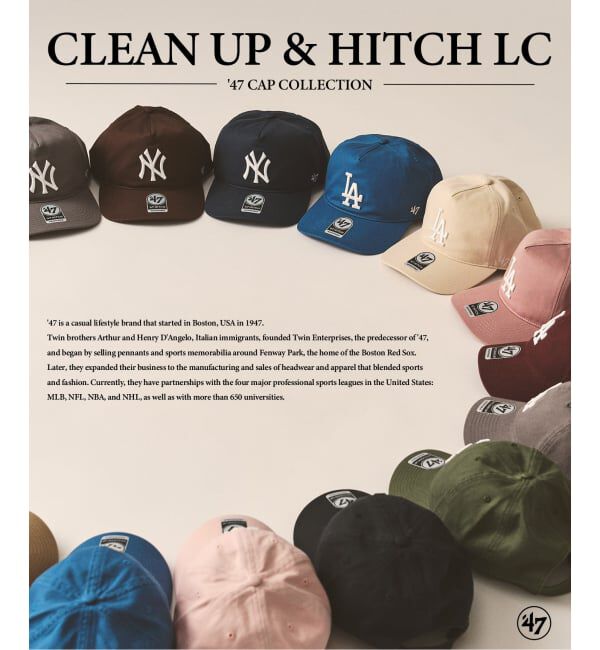 417 EDIFICE「47 CLEAN UP DODGERS」|キャップ・キャスケット|