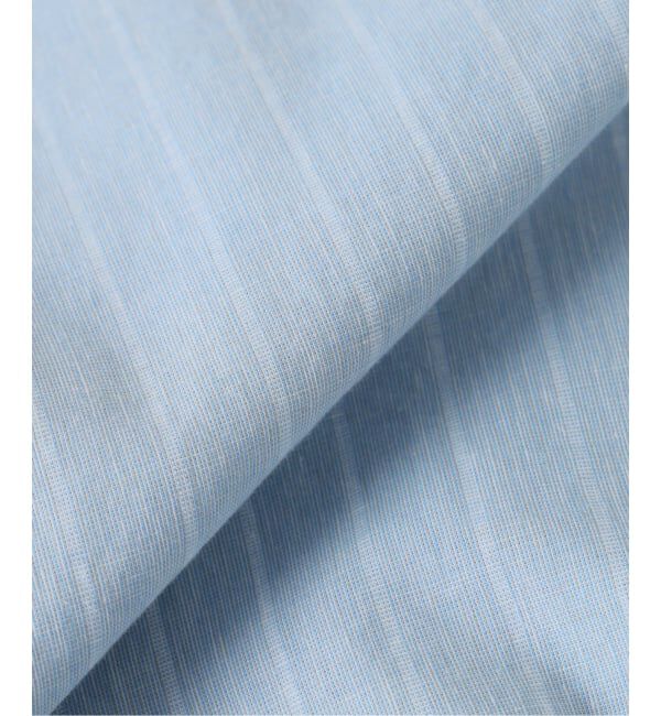JOURNAL STANDARD relume「JAMES FABRIC コットンリネン ストライプ 半袖シャツ」|シャツ・ブラウス|