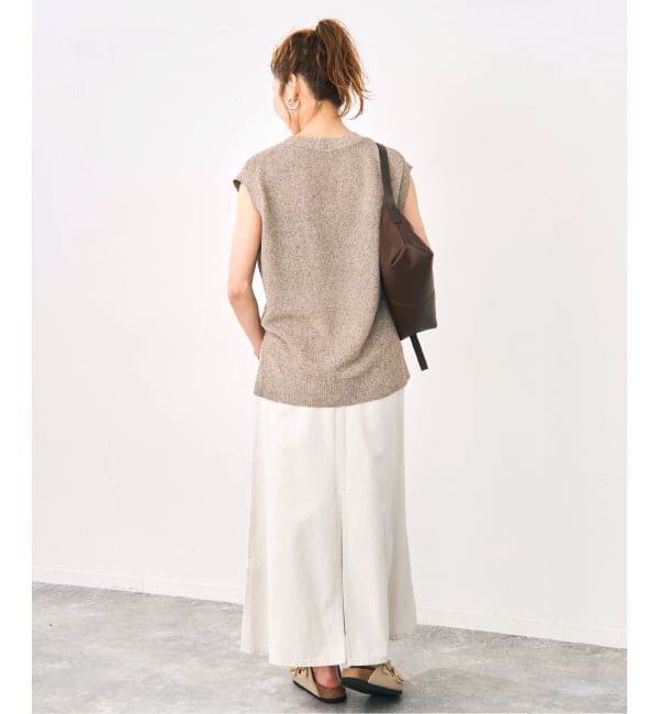 Spick and Span「ウォッシュドツイルナロースカート」|スカート|