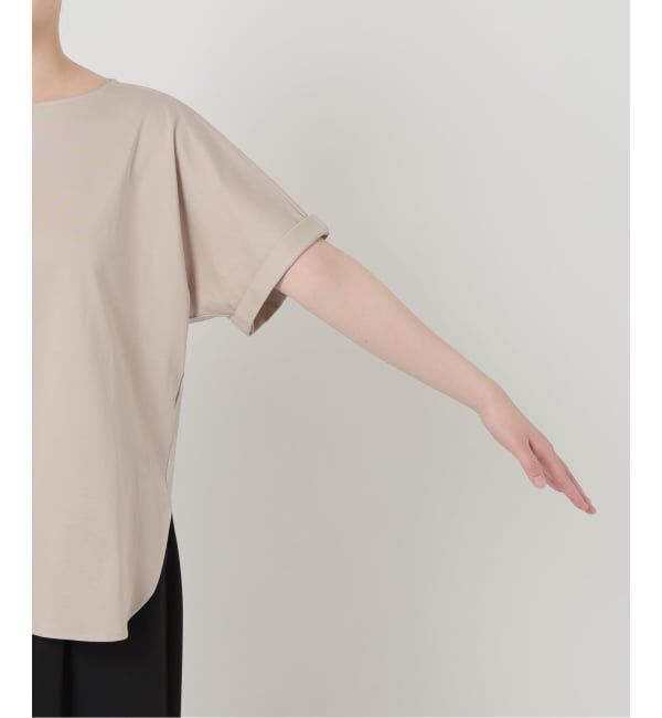  「【洗える】高機能カーブヘムプルオーバー」|Tシャツ・カットソー|