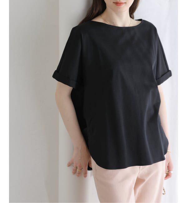  「【洗える】高機能カーブヘムプルオーバー」|Tシャツ・カットソー|