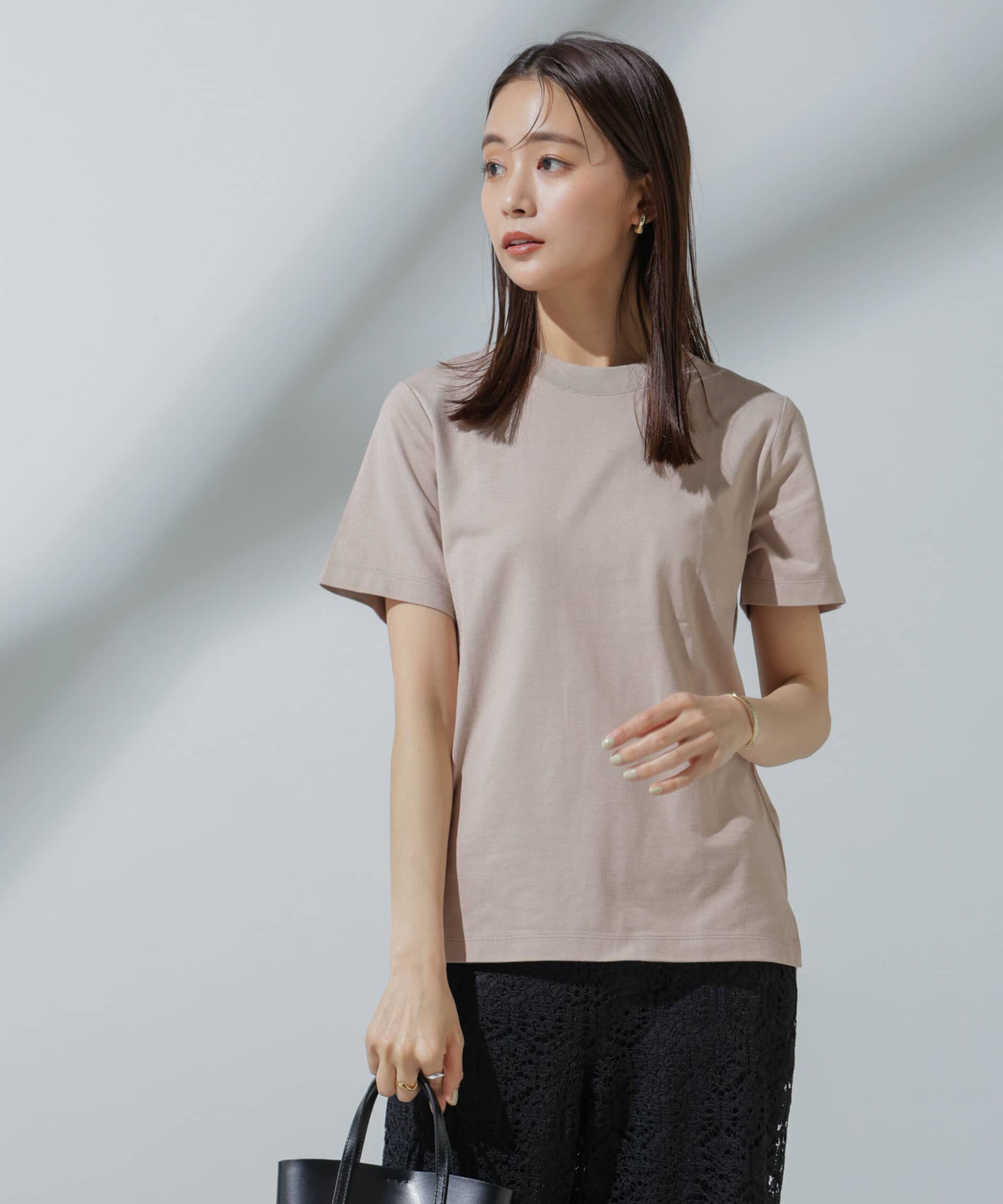 nano･universe「Anti Soaked(R) 汗染み防止 クルーネックTシャツ」|Tシャツ・カットソー|
