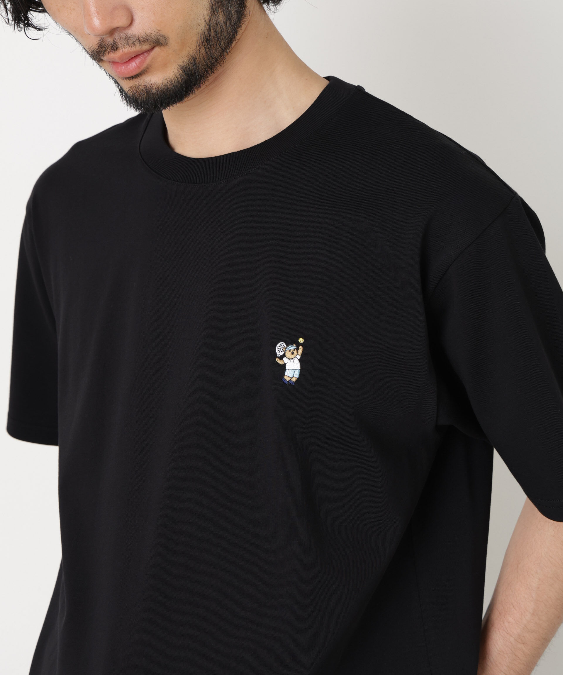 nano･universe「ナノベア  Tシャツ半袖 テニス」|Tシャツ・カットソー|パターン21