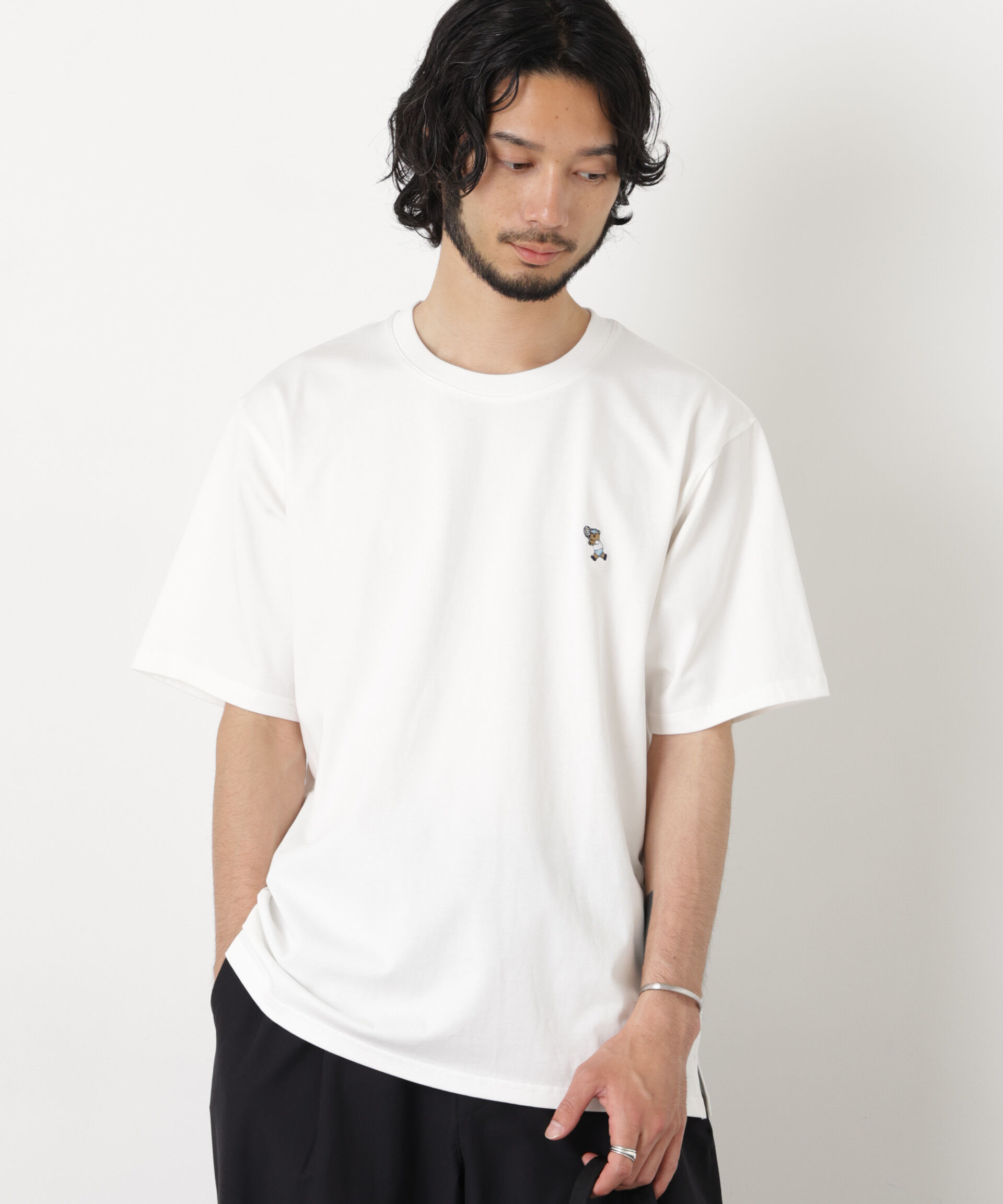 nano･universe「ナノベア  Tシャツ半袖 テニス」|Tシャツ・カットソー|