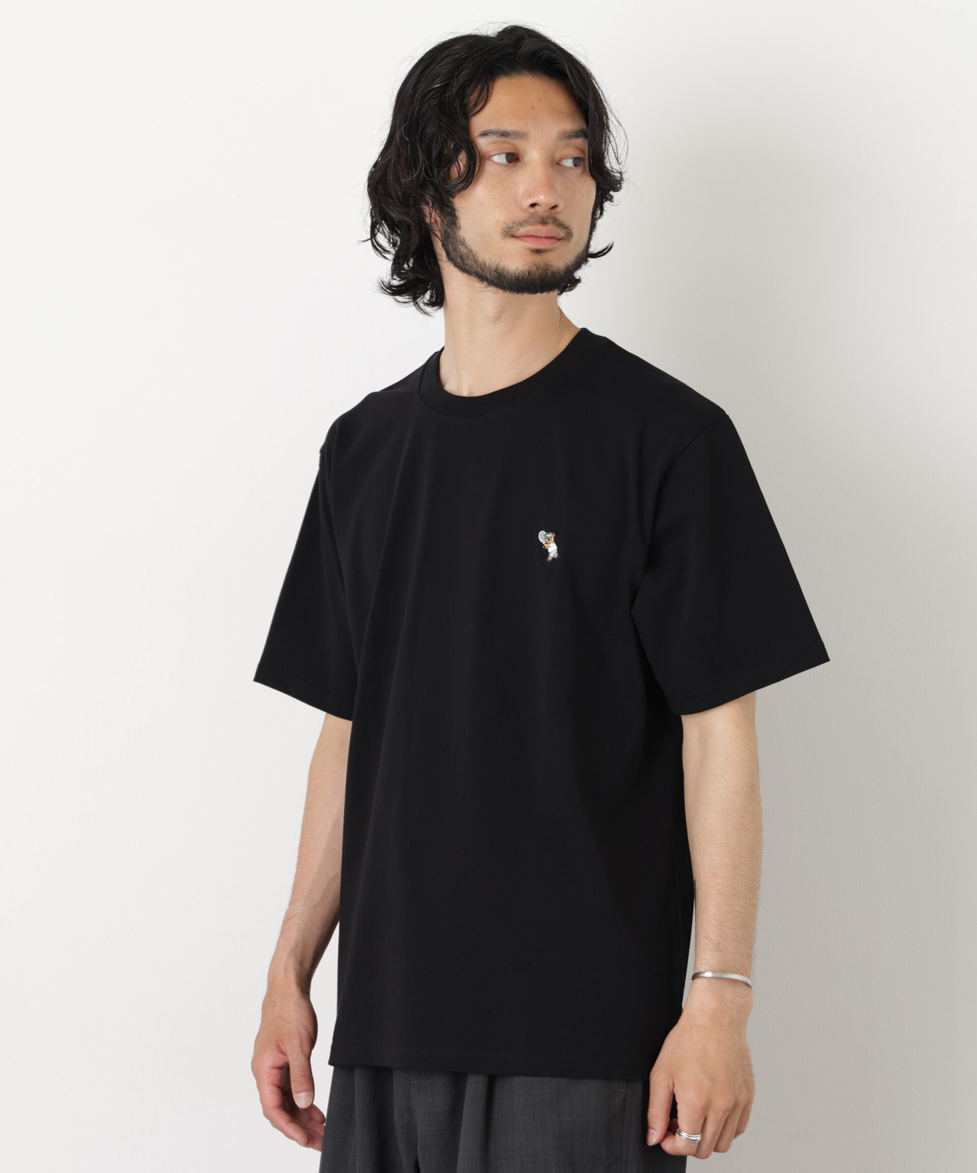 nano･universe「ナノベア  Tシャツ半袖 テニス」|Tシャツ・カットソー|パターン43