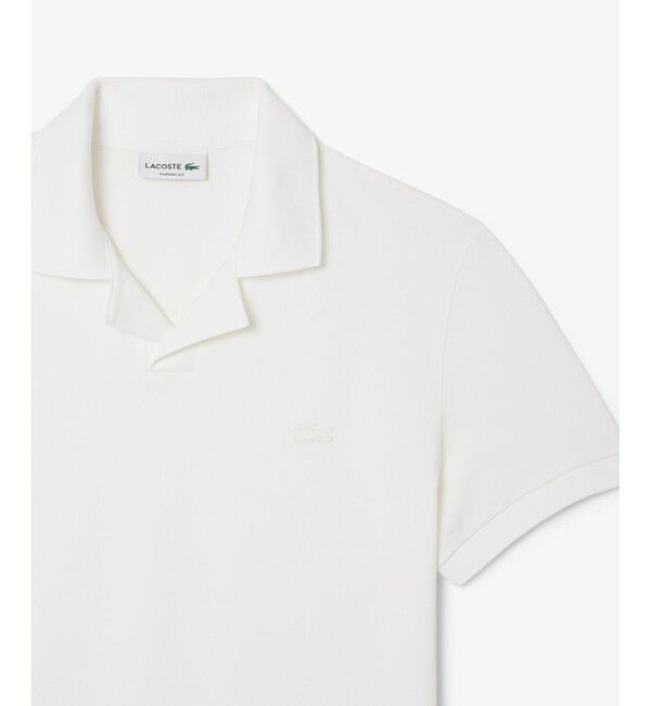 LACOSTE「オープンカラーポロシャツ」|ポロシャツ|
