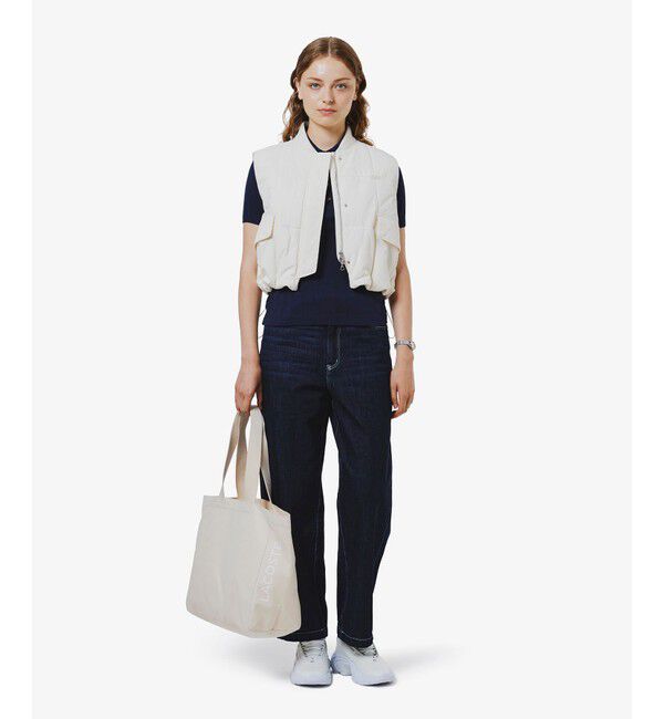 LACOSTE「バレルレッグデニムパンツ」|デニム|
