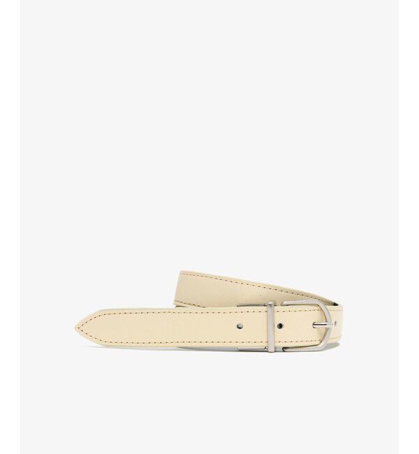 LACOSTE「スムース/シュリンク　リバーシブルベルト」|ベルト|ライトイエロー