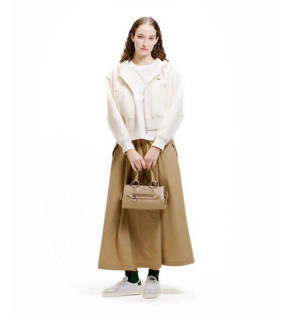 LACOSTE「ダブルフェイスジャージジップフーディー」|パーカー|