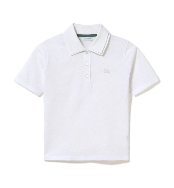 LACOSTE「ダブルカラー鹿の子鹿の子ポロシャツ」|ポロシャツ|