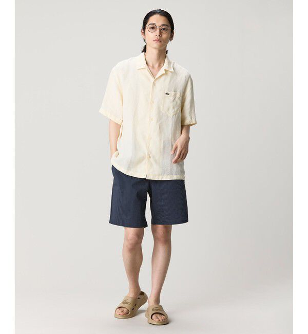 LACOSTE「シアサッカーショートパンツ」|その他|