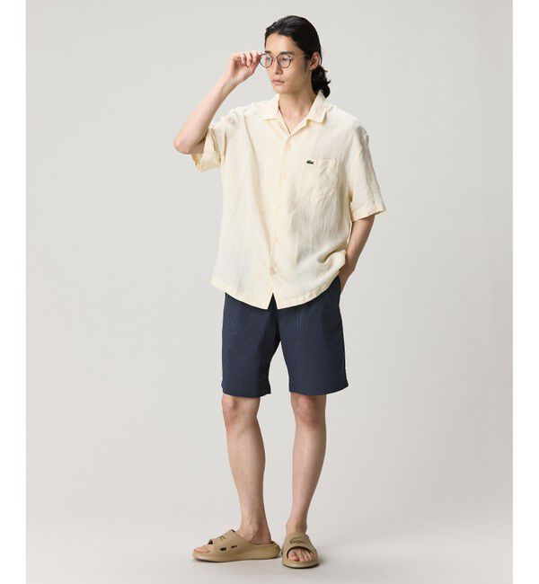 LACOSTE「シアサッカーショートパンツ」|その他|