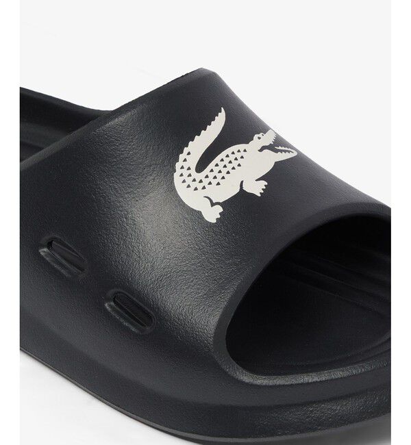 LACOSTE「レディース MEDUZ SLIDE 126 1 CFA 軽量 ワイドストラップ厚底スライドサンダル」|サンダル|