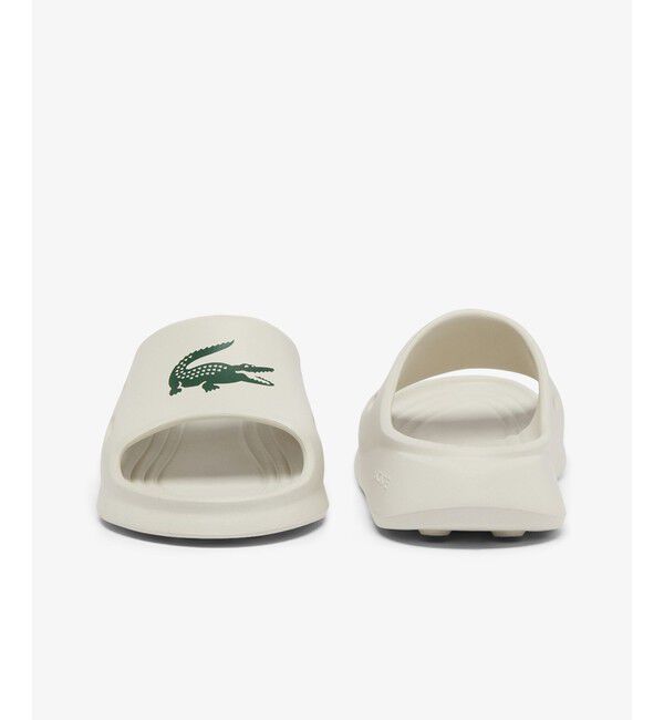 LACOSTE「レディース MEDUZ SLIDE 126 1 CFA 軽量 ワイドストラップ厚底スライドサンダル」|サンダル|