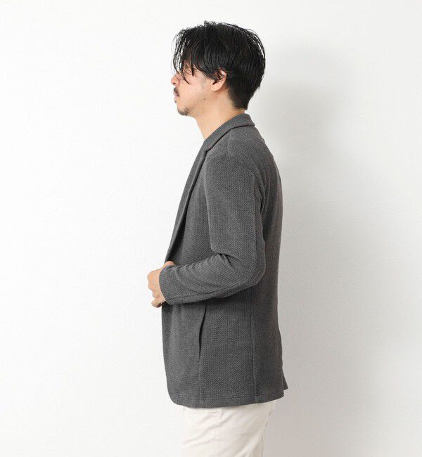 Stutostein「《ビジカジ対応》Relax Jogger Jersey ウォッシャブルテーラーCD」|カーディガン|