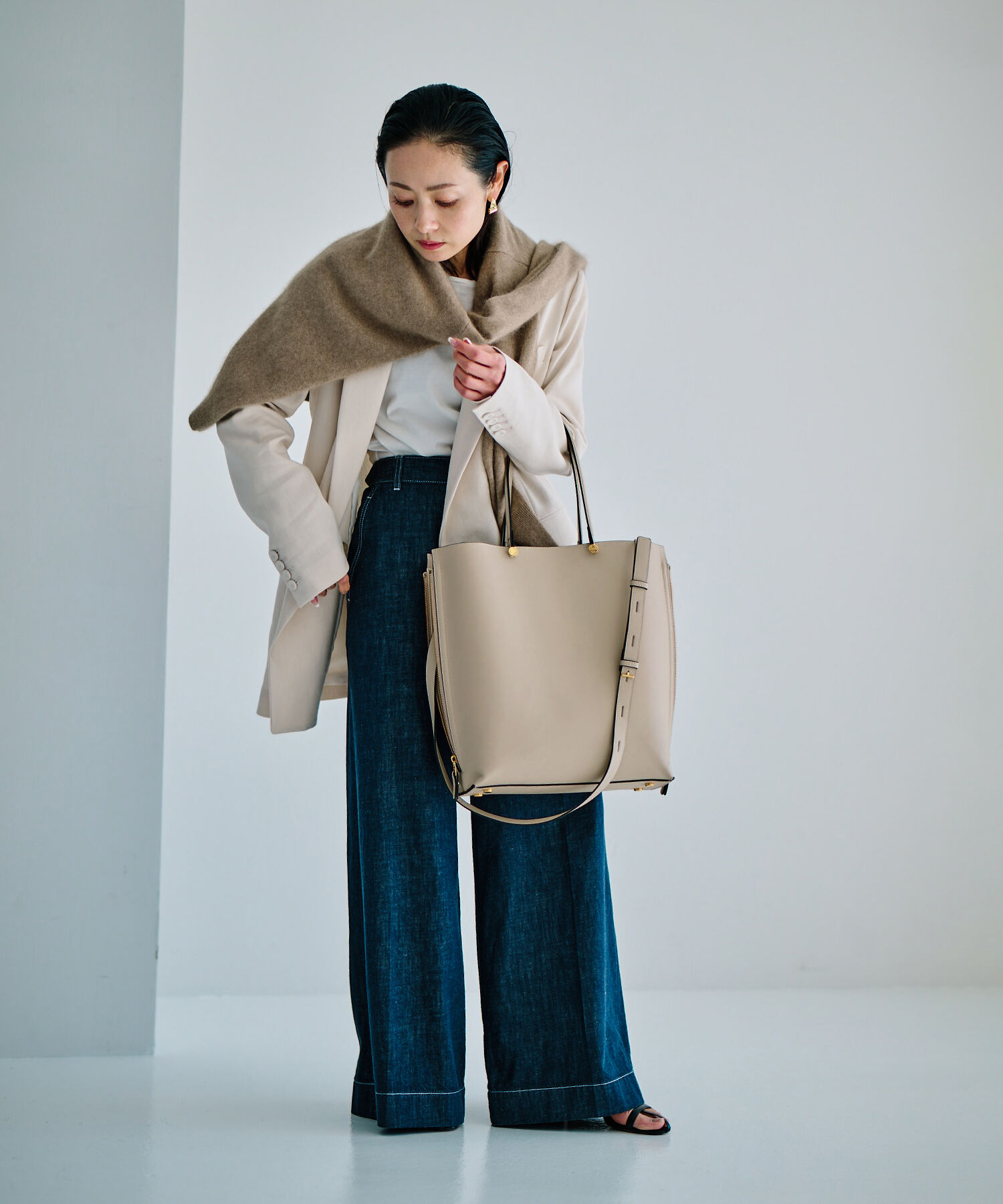 E'POR「【A4対応】【E'POR】Y BAG Large【通勤】【メディア掲載】」|トートバッグ|