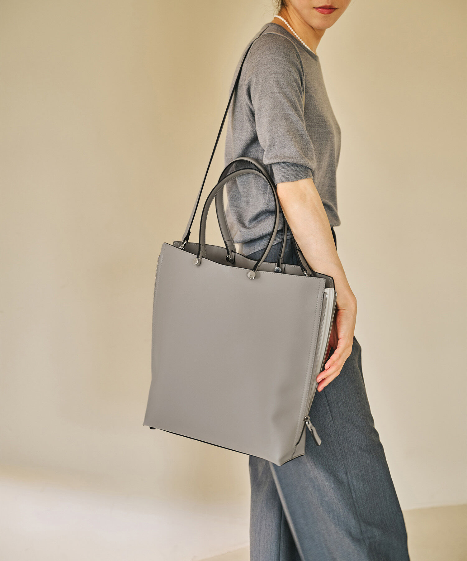 E'POR「【A4対応】【E'POR】Y BAG Large【通勤】【メディア掲載】」|トートバッグ|