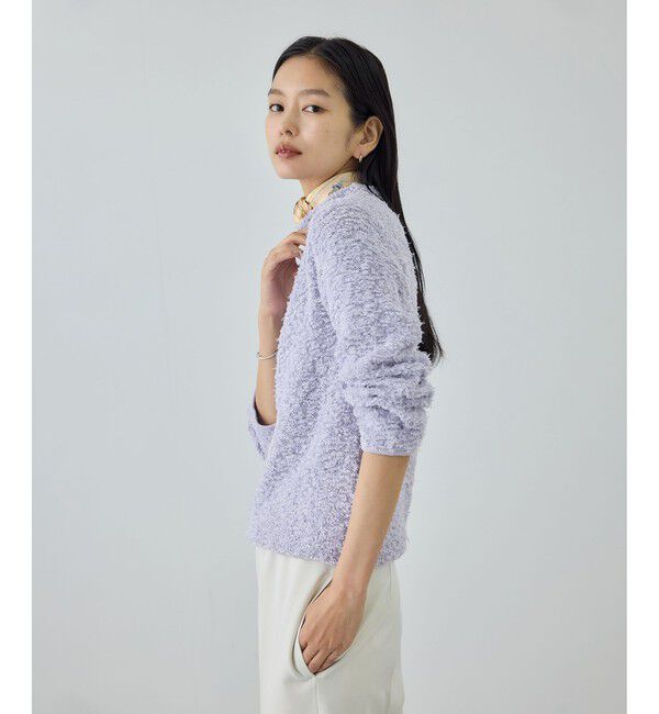 ROPE「【COOHEM(コーヘン)】COTTON FANCY YARN HIGH NECK KNIT」|ニット・セーター|