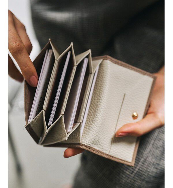 ROPE「【E'POR】JUDD Accordion Card Case(マルチケース)/26SS」|名刺入れ・カードケース|ベージュ系(28)