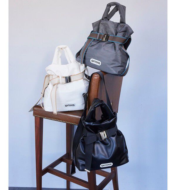 VIS「WEB限定追加【OUTDOOR PRODUCTS】VIS別注2WAYベルト付きパデッドトートバッグ」|トートバッグ|