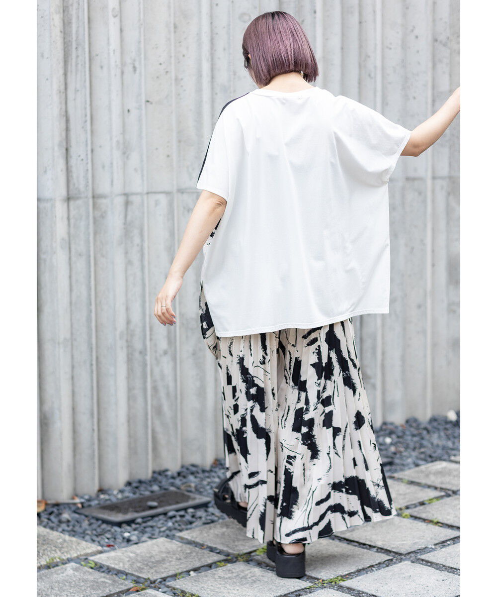  「プリント切替Tシャツ」|Tシャツ・カットソー|