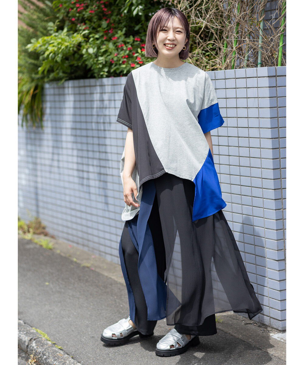  「シフォンレイヤードパンツ」|その他|