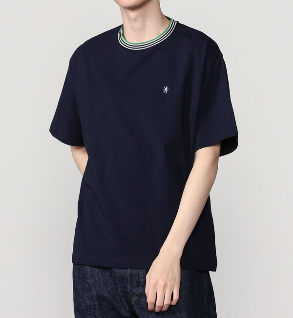 GYMPHLEX「Gymphlex | 〈別注〉クルーネック ラインTシャツ MEN」|Tシャツ・カットソー|