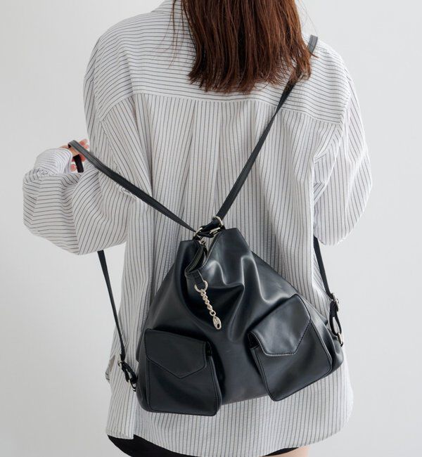  「【@lily.s_y 企画】lilyチャーム3wayBAG」|トートバッグ|ブラック