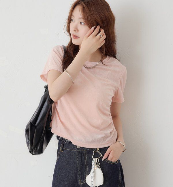  「ベロアTシャツ」|Tシャツ・カットソー|
