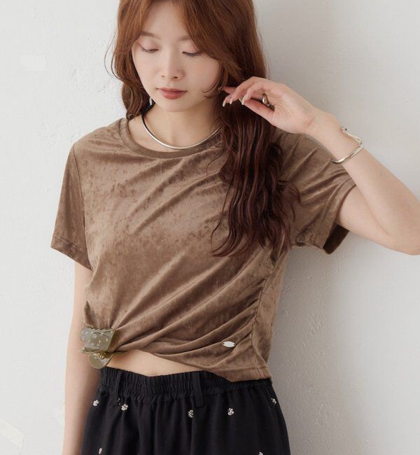  「ベロアTシャツ」|Tシャツ・カットソー|