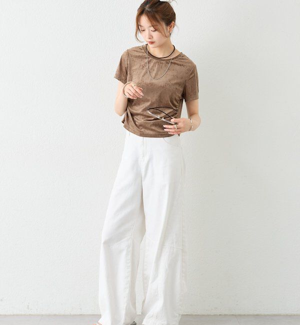  「ベロアTシャツ」|Tシャツ・カットソー|