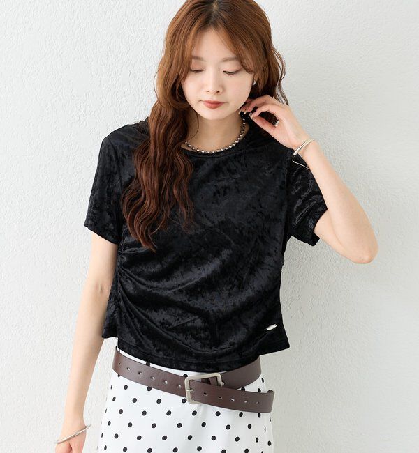  「ベロアTシャツ」|Tシャツ・カットソー|