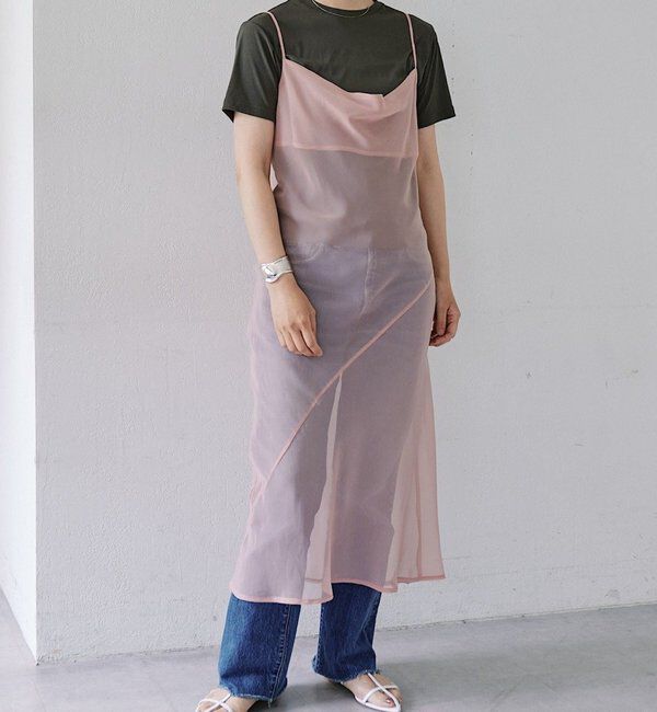  「【LUALY】【接触冷感/吸水速乾】シアープレーンチビTee」|Tシャツ・カットソー|