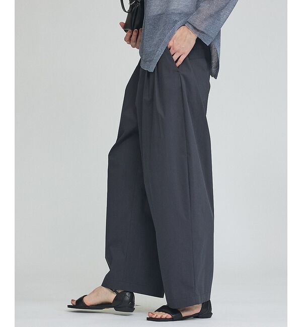 qualite「【接触冷感】タイプライター タックバレルパンツ【予約】」|その他|