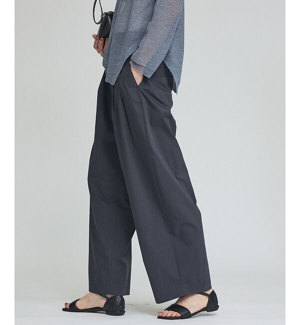 qualite「【接触冷感】タイプライター タックバレルパンツ【予約】」|その他|