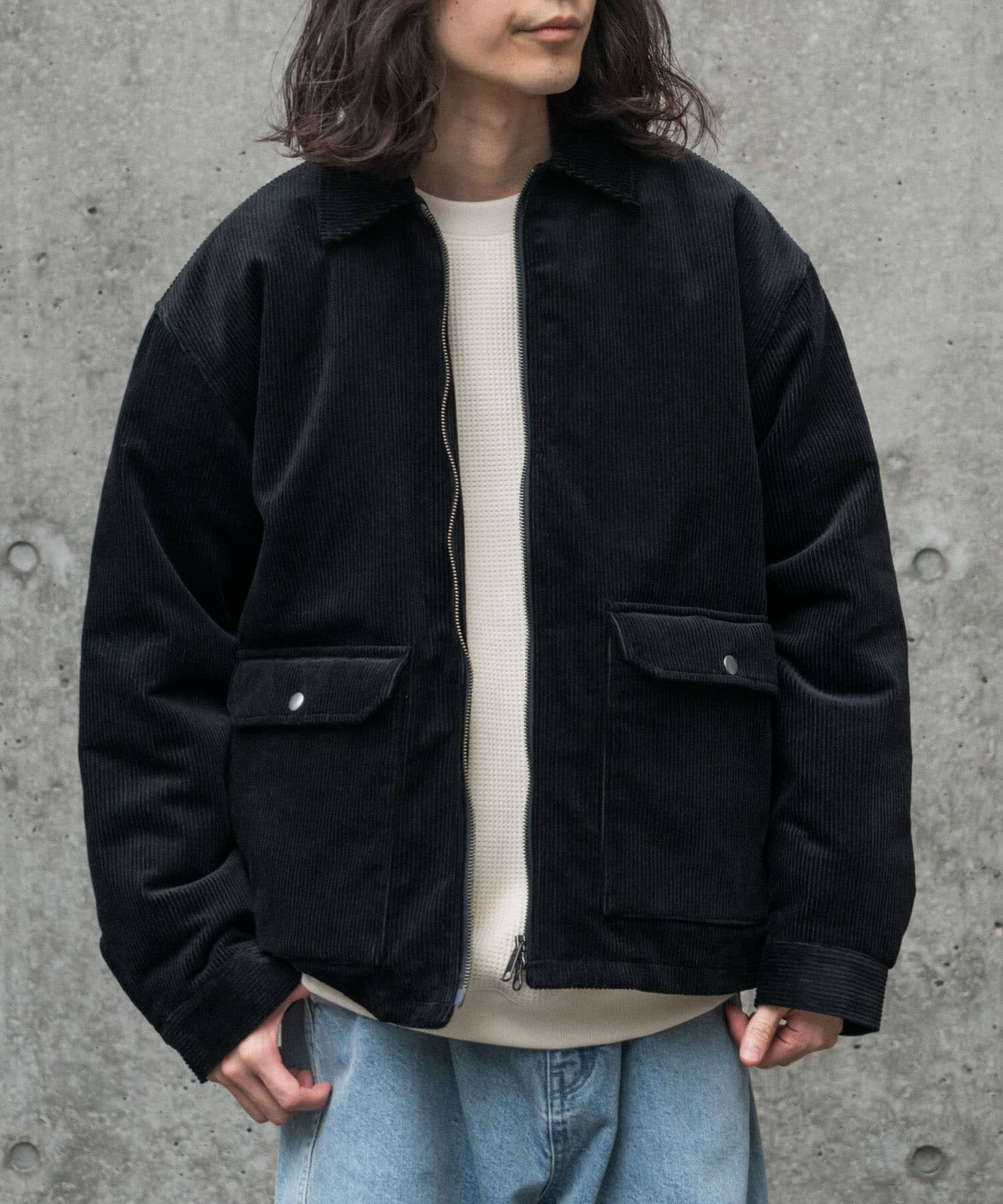 Sonny Label 「パデッドショートジップブルゾン」|ブルゾン・スタジャン|