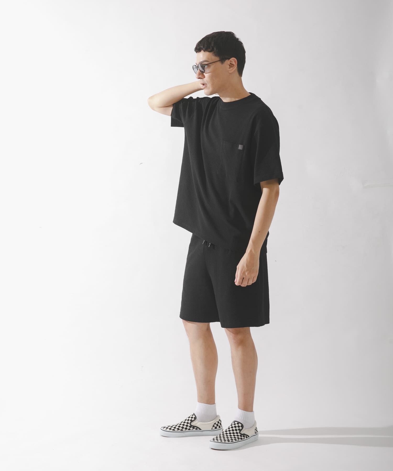 Sonny Label 「カットシアサッカーショートスリーブTシャツ」|Tシャツ・カットソー|