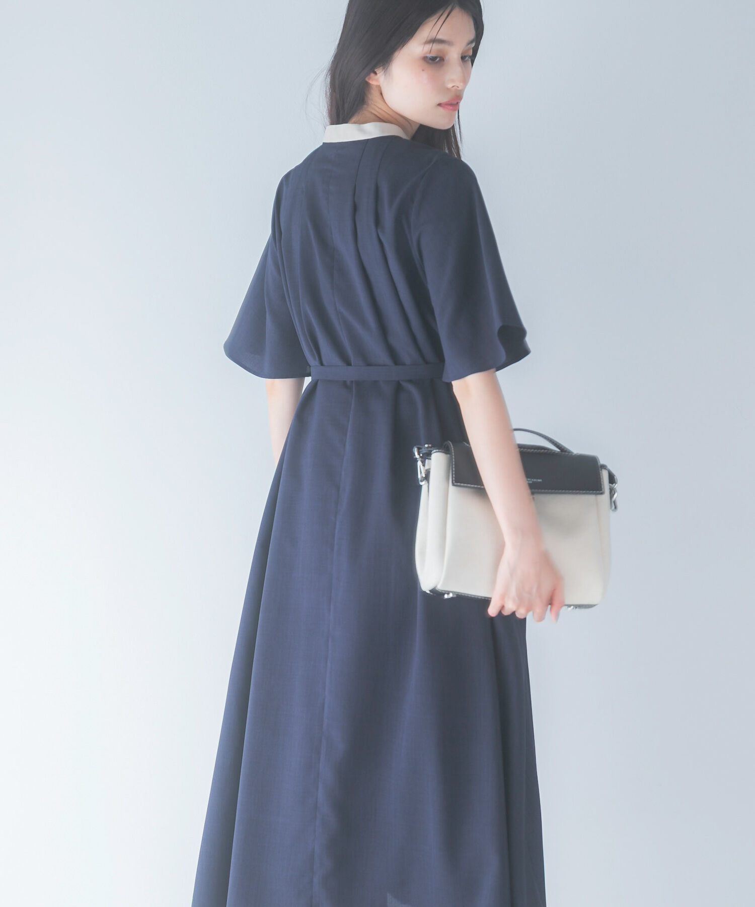 URBAN RESEARCH ROSSO「ウォッシャブルフレアスリーブワンピース」|ワンピース|