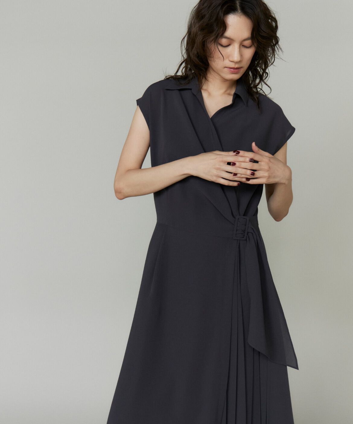 la veille by SUPERIOR CLOSET「アシンメトリーワンピース」|ワンピース|