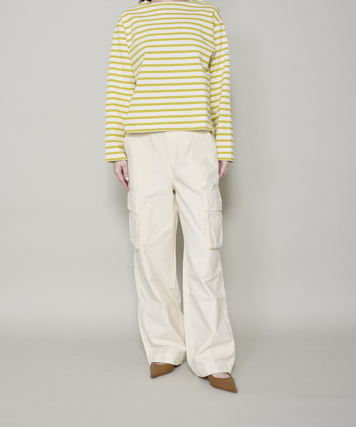 INED「Leek カーゴパンツ《Healthy DENIM》」|その他|オフホワイト1