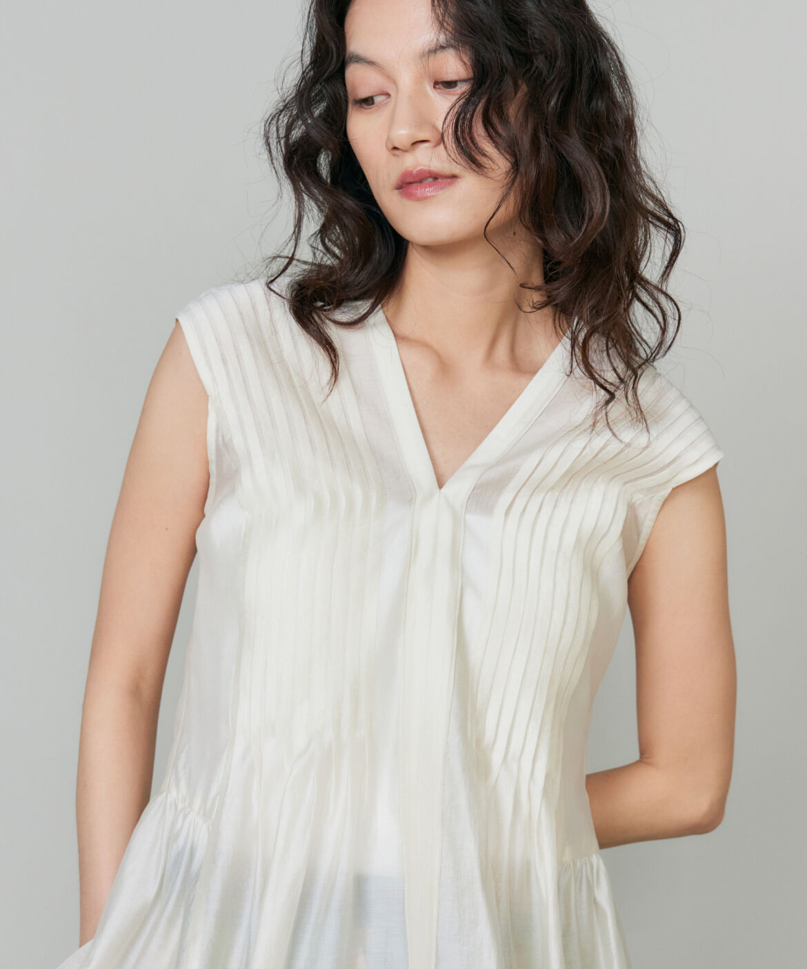 la veille by SUPERIOR CLOSET「ピンタックブラウス」|シャツ・ブラウス|
