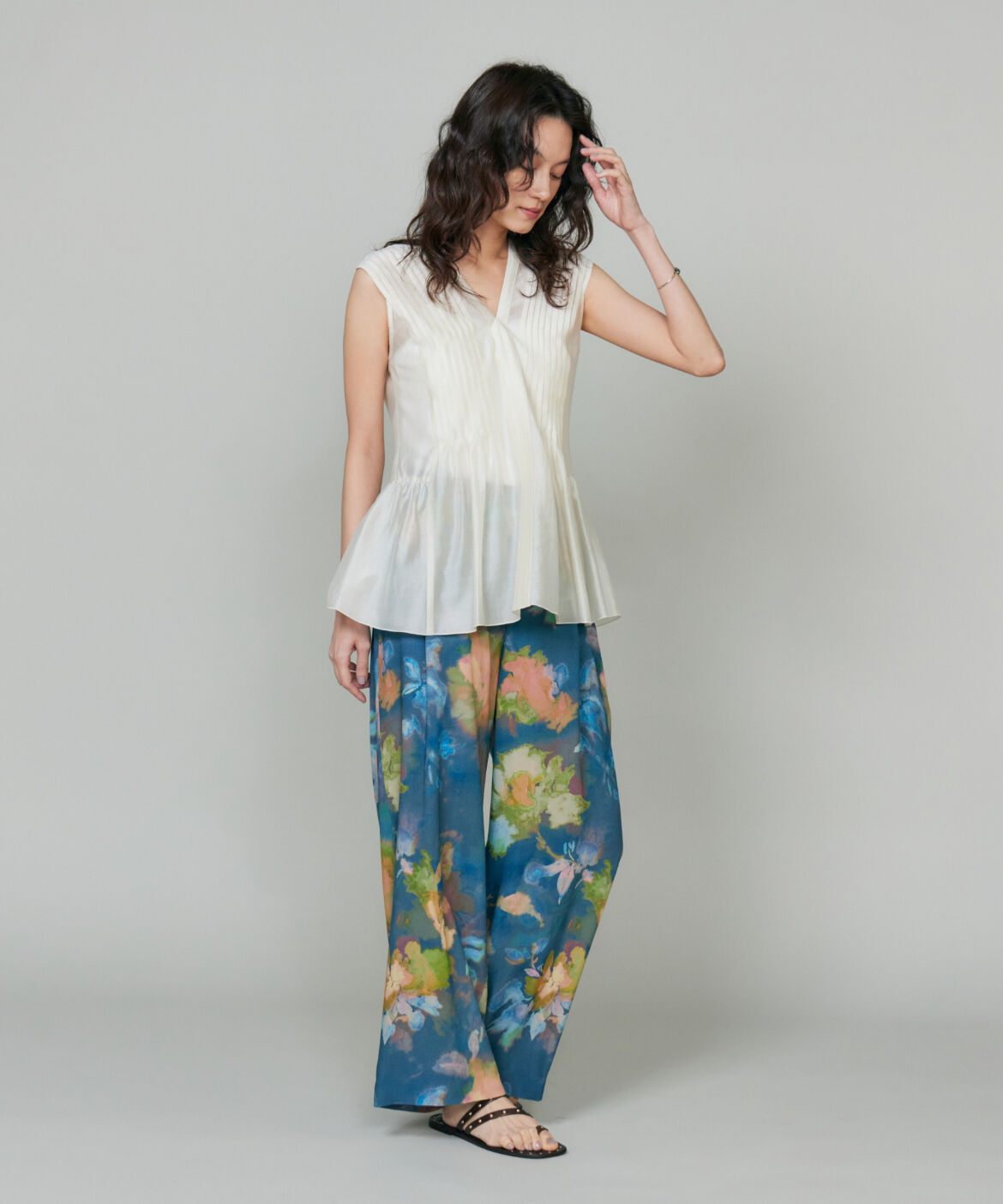 la veille by SUPERIOR CLOSET「ピンタックブラウス」|シャツ・ブラウス|