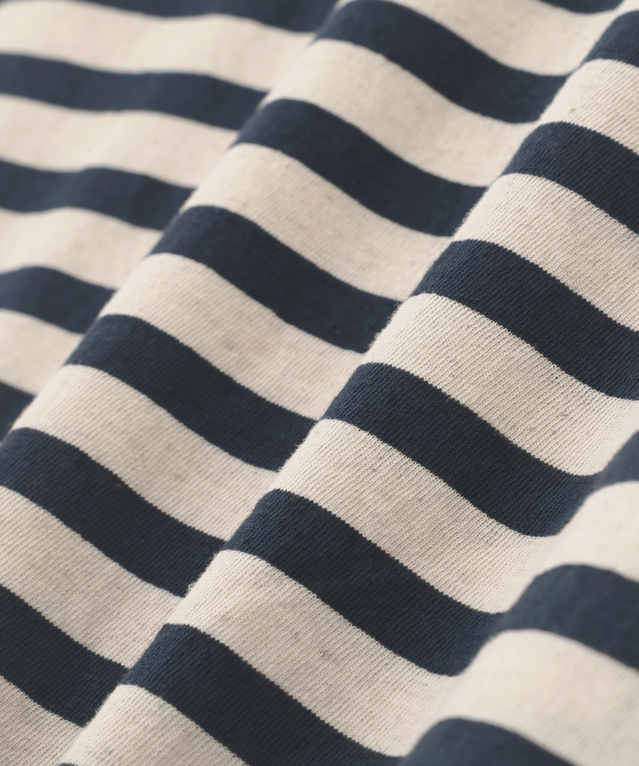 MHL.「COTTON LINEN STRIPE JERSEY TOP」|Tシャツ・カットソー|