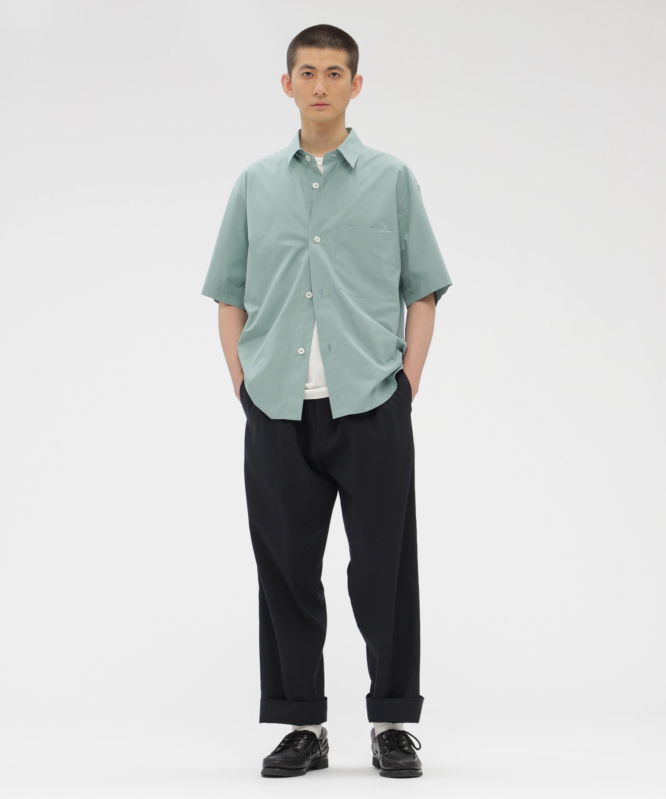 MARGARET HOWELL「EGYPTIAN COTTON PLAINWEAVE SHIRT」|シャツ・ブラウス|