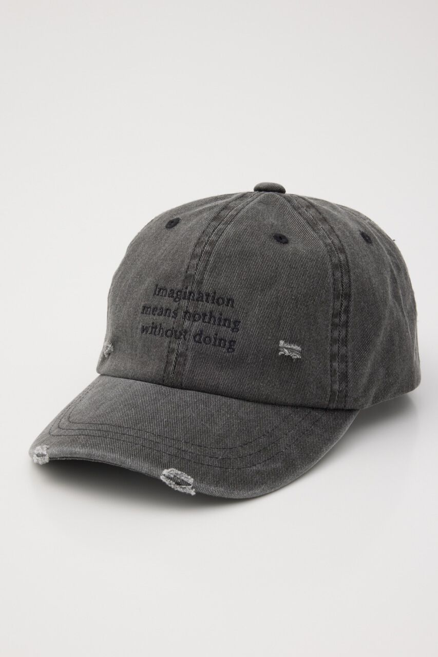 RODEO CROWNS「メッセージ刺繍キャップ」|その他|BLK