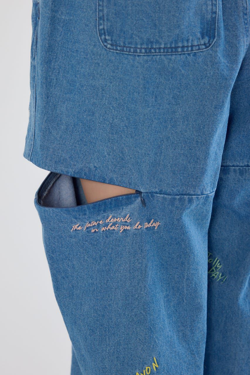 RODEO CROWNS「embroideryサイドジップパンツ」|その他|