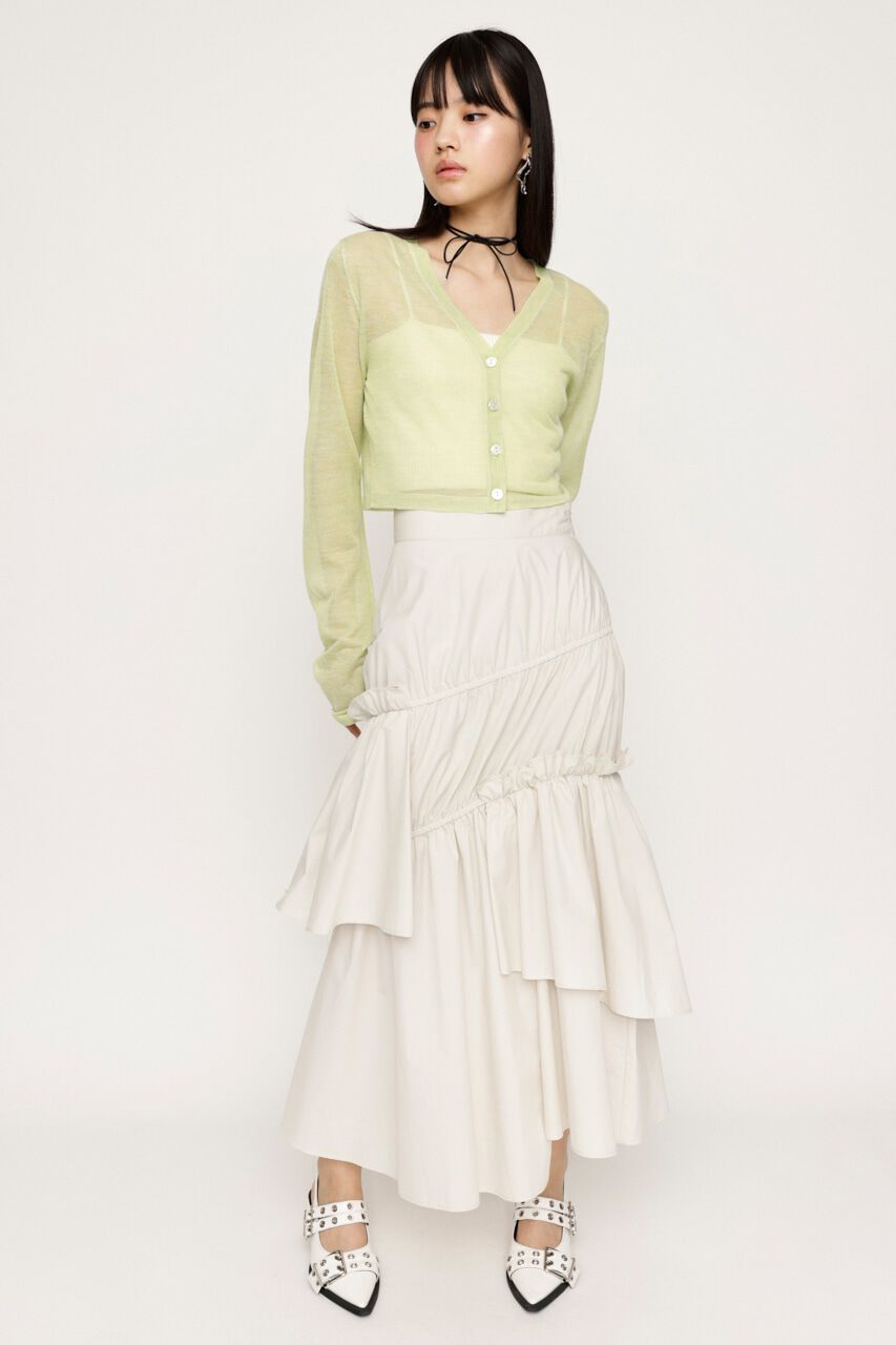 SLY「ASYMMETRY FRILL スカート」|スカート|