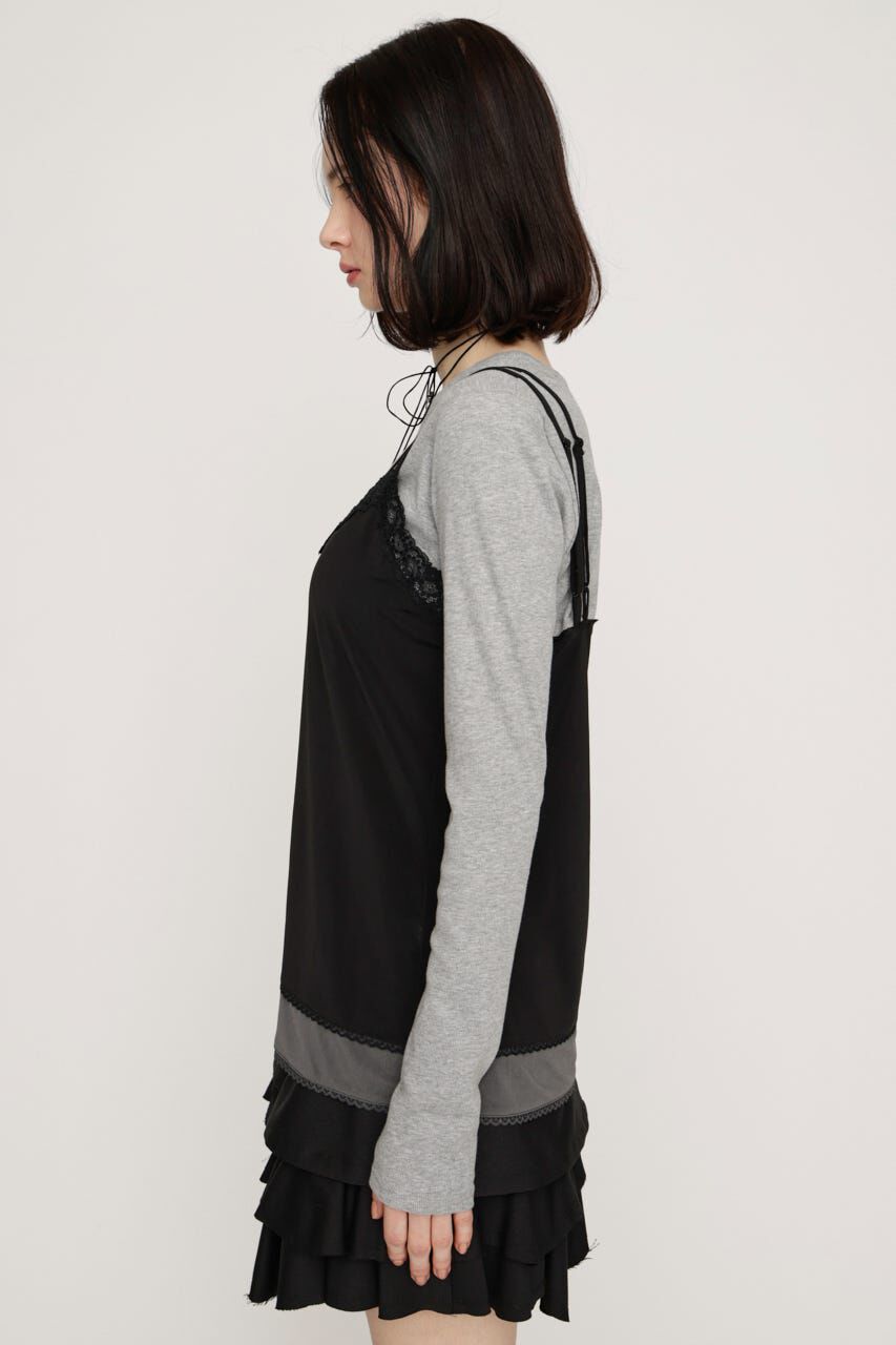 SLY「CAMI LAYERED C／N トップス」|Tシャツ・カットソー|