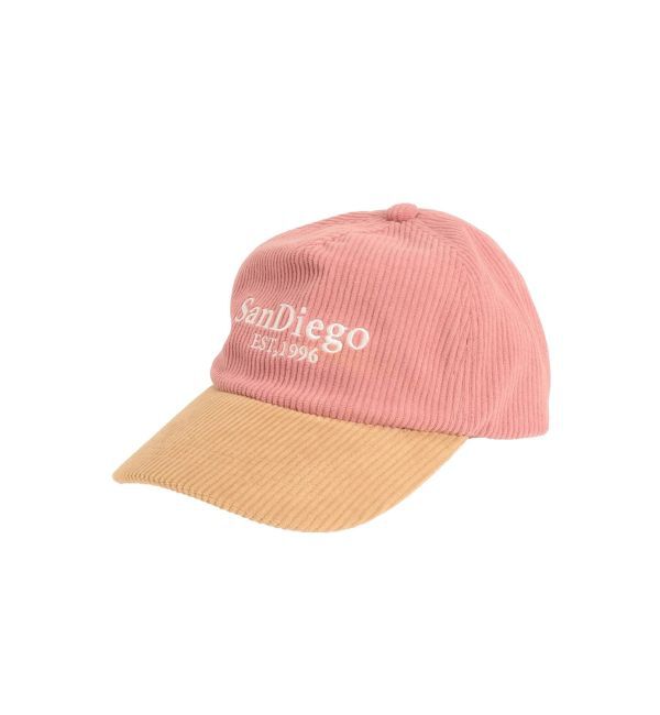 Ungrid「バイカラーコーデュロイキャップ」|キャップ・キャスケット|